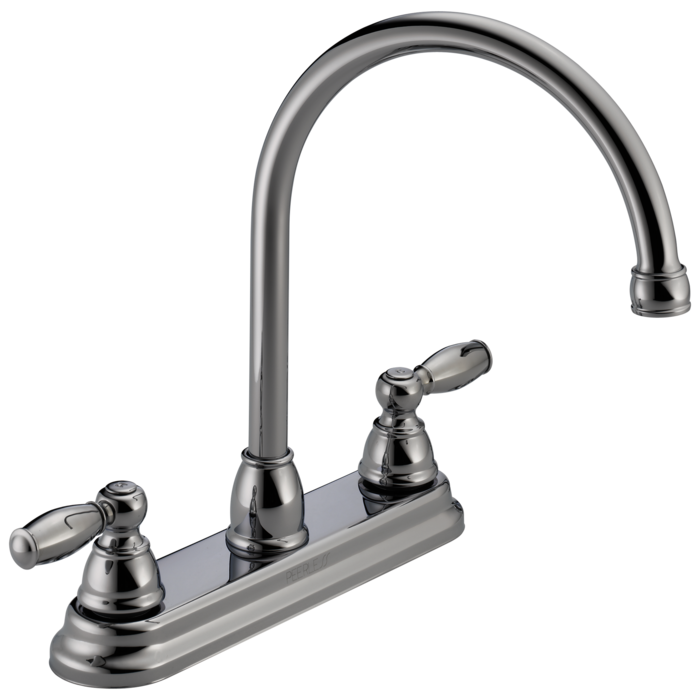 P299565LF  Chrome Apex Two Handle Kitchen Faucet 