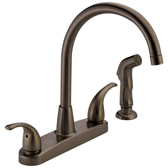 P299578LF-SS  Stainless Tunbridge Two Handle Kitchen Faucet 