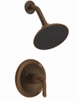 P4B-720ORB6JP Matco Oil Rubbed Bronze Shower Trim Only Metal Lever Hndl 6 in Shower Head Job Pack ,