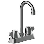 P4L-325C Two Handle 4&quot; Centerset Bar Faucet, Quick Mount Installation, Washerless, 1.5 Gpm, Chrome ,082647223738