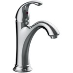 P4L-500CF Single Handle Lavatory Faucet, Single Hole Or Three Hole Mount, Deckplate Included, Integrated Supply Lines, 50/50 Push Pop-Up, Ceramic Cartridge, 1.5 Gpm, Chrome ,082647223455
