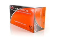 WEAR-A-DAY EXTRA LARGE LATEX GLOVES 50/BOX ,