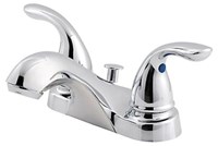 LG143-6100 Price Pfister Pfirst Series Polished Chrome ADA LF 4 Centerset 3 Hole 2 Handle Bathroom Sink Faucet 1.2 gpm ,LG143-6100