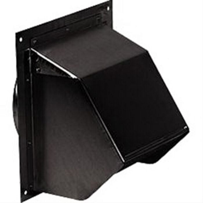 843BL Wall Cap (Black) for 6 in Round Duct 