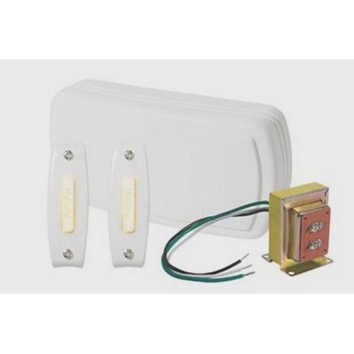 BK125LWH Door Chime Nutone Two-Note 5 in X 2 in X 9 in 16 Volts 