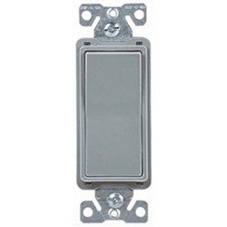 Eaton Wiring 7504GY-BOX Switch Decorator 4-Way 15A 120/277V Gray 032664644696 ,
