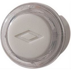 Broan PB18LWHCL Pushbutton Nutone 13/16 in Round Pushbutton White Color Wired/Wireless Wired ,PB18LWHCL