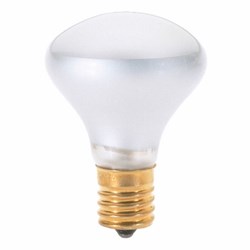 S3205 Satco R14 Incandescent 135 Lumens E17 Intermediate Base Frosted Light Bulb ,S3205