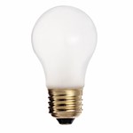 S4882 Satco A15 Incandescent 570 Lumens E26 Medium Base Frosted Shatter Proof Light Bulb ,S4882