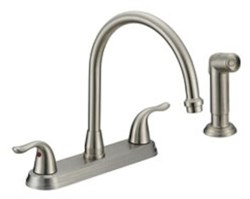 P4B-260SS Matco ADA Stainless LF 8 in Centerset 4 Hole 2 Handle Kitchen Faucet With Matching Spray ,P4B-260SS,82647146945,P4B260SS,MSF,BL-260SS,BL260SS,BL-260SS,BL-260SS,LEAD FREE,P4B260SS,P4B-260SS,MATBL260SS