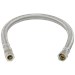3/8 in. Compression x 3/8 in. Compression x 16 in. Length Braided Stainless Steel Faucet Connector - BRAPLS116KCF