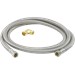 3/8 in. Comp. x 3/8 in. Comp. with 3/4 in.  Elbow x 72 in. Braided Stainless Steel Dishwasher Connector - BRAPLS172DW6F