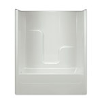G6004TSR-WHT Aquarius AcrylX White 32 in X 60 in X 72.5 in Right Hand, Above The Floor Rough-In Alcove Tub/Shower Combo ,G6004TS,G6004TSR,G6004TSRW,G6004TSRHWH,G6004,G6004TSRWHT,G6004TSR,AG8966RWH,326032D,326032C,TS6032,PRAG6004TSRWHT