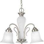 P4390-09 Brushed Nickel Bedford Collection Three-Light Chandelier ,P4390-09,P439009