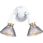 P5207-30 White Two-light Adjustable Swivel Flood Light 
