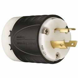 L620-P Turnlok Plug 3W 20A 250V B&amp;W ,