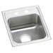 Elkay Celebrity Stainless Steel 15&amp;quot; x 17-1/2&amp;quot; x 7-1/8&amp;quot; 2-Hole Single Bowl Drop-in Bar Sink - ELKPSR15172