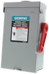 GF221NRA Siemens General Duty Safetly Switch Fuse 2 Pole 3W 240 Volts 30A Nema 3R Series A ,GF221NRA