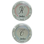 Delta Other: Button Set - Hot / Cold - Clear ,