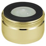 RP330PB Delta Polished Brass Aerator - Water-Efficient - 2.0 Gpm ,