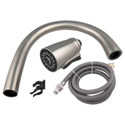 RP47269SS Stainless Delta Allora: Spray &amp; Hose Assembly w/ Aerator - Pull-Down ,