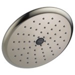 Rp52382Ss Universal Showering Components Single-Setting Raincan Shower Head ,