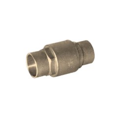 1-1/4 SWT BRASS IN-LINE CHECK VALVE 200# WOG ,233AB114,S480,S480H
