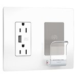 RWC826USBWCCV2 Pass & Seymour White Radiant Wireless Receptacle and Phone Charger ,USB,CHARGER,RADIANT,P&S,WIRELESS