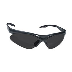 540-0201 Sas Diamondback Safety Glasses Black Frame Gray Lens Polybag ,