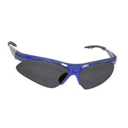 540-0301 SAS Diamondback Safety Glasses Blue Frame Gray Lens Polybag ,540-0301