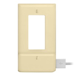 SC-IVCR-1 Decora USB Charger Ivory ,SC-IVCR-1,SCIVCR1,SNAP