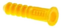 MX14J Selecta #10 to #12 Screw, 1/4 Hole Yellow Anchor ,MX14J,78103559521