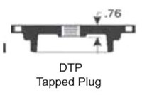 SSB 4 C153 DI MJ Tapped Plug Mechanical Joint L/Acc ,DTP4,IMJTGNK,CMJPT04,68301835,DTPN,FDIMJP04T2,FDI