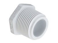 450-040 4 PVC Plug MPT   SCHEDULE 40 ,