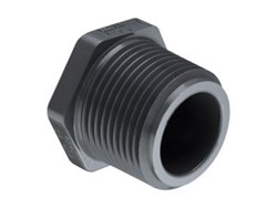 850-012 1-1/4 PVC Plug MPT SCHEDULE 80 ,