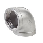 2 304Ss Threaded 90 Elbow Pipe Fitting Class ,SSF304L9008,