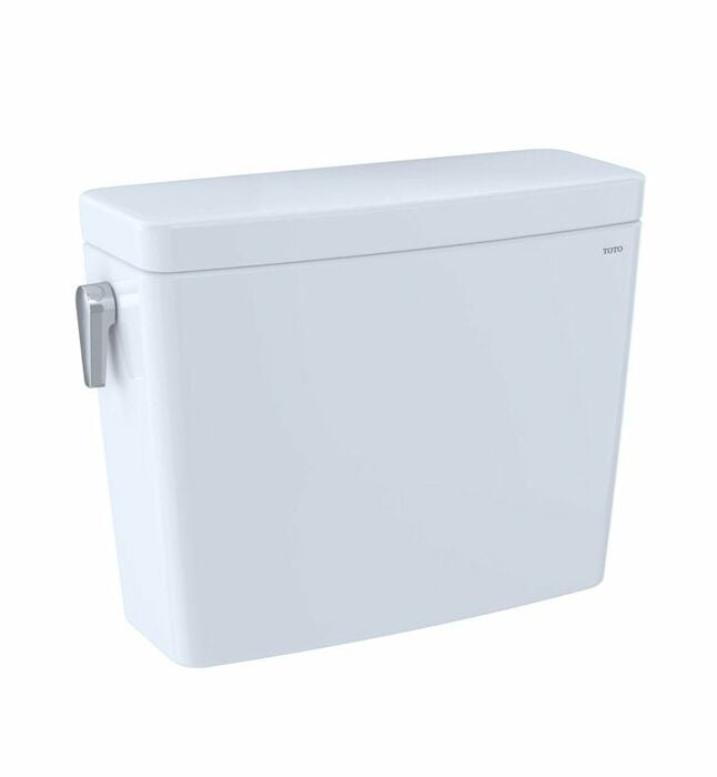 ST746EMR.01 Drake Dual Flush 1.28 And 0.8 Gpf Toilet Tank With Right Hand Trip Lever Cotton White 