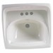 0355012020 A/S Lucerne White 4 in Centerset Wall Mount Bathroom Sink Scratch and - STAMD111C002