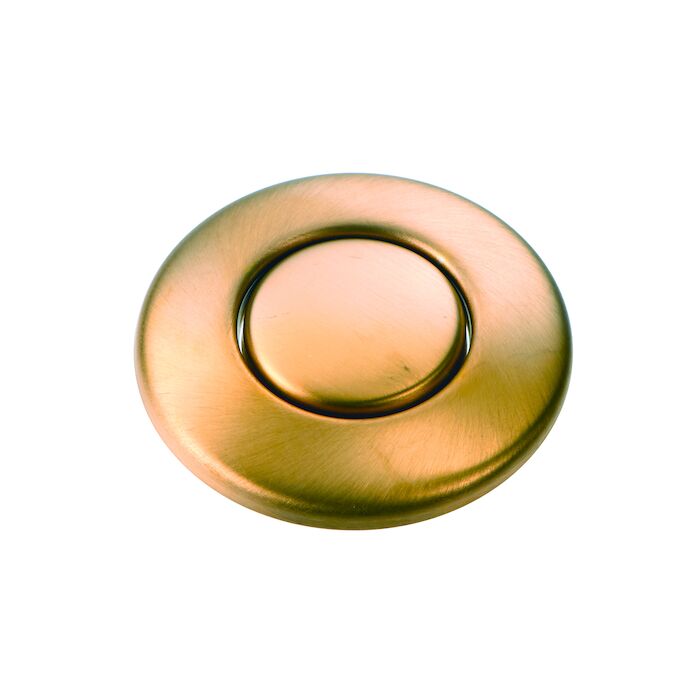 STC-BB Brushed Bronze Sink Top Button SinkTop Switch, Disposers, Disposals, Garbage Disposer, Garbage Disposal, Dishwasher, Dishwasher Connection, Dishwasher Connector, In-Sink-Erator, Insinkerator, Garbage Disposer Accessory, Garbage Disposal Accessory, Accessories