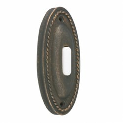DB-601-RB Doorbell Button Large Oval Rb ,DB-601-RB,78692912819