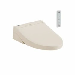 TOTO® WASHLET® C5 Electronic Bidet Toilet Seat with PREMIST and EWATER+ Wand Cleaning, Elongated, Sedona Beige - SW3084#12 ,