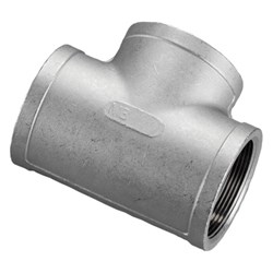 1&quot; 150# T-316 Stainless Steel Tee Pipe Fitting NPT ISO 49 ,