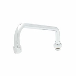 061X T&amp;S Brass Chrome Plated 10 in 26.3 gpm LF Faucet Spout ,061X,61X,TSS