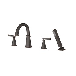 Edgemere&#174; Bathtub Faucet With Lever Handles and Personal Shower for Flash&#174; Rough-In Valve ,