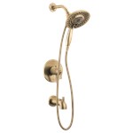 T17435-CZ-I Delta Saylor Monitor 17 Series Tub and Shower Trim with In2ition Champagne Bronze ,195205036340