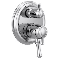Delta Cassidy™: Traditional 2-Handle Monitor&#174; 17 Series Valve Trim with 3-Setting Integrated Diverter ,