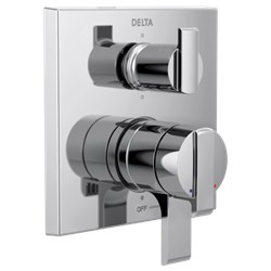 Delta Ara&#174;: Angular Modern Monitor&#174; 17 Series Valve Trim with 6-Setting Integrated Diverter ,