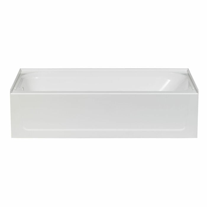 Topaz Fibergls Bathtub White Left Hand 