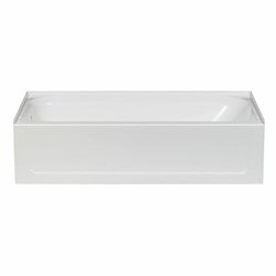 TOPAZ FIBERGLASS BATHTUB WHITE LEFT HAND 30x60 ,T6030L,FTLH,LHFT