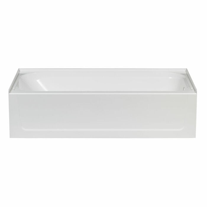 T6030R TOPAZ FIBERGLS BATHTUB WHITERIGHT HAND 